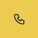 Telefon Gelb Icon